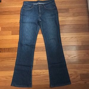 Garnet Hill Straight Leg Blue Jeans sz 6 5 pocket